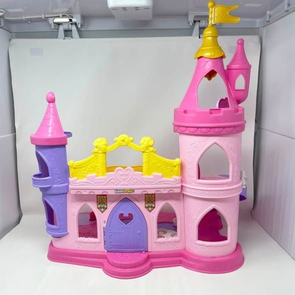 Mattel Little People Disney Princess Musical Dancing Palace 2014 Pink Purple